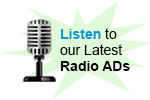 Listen to our latest radio ADs